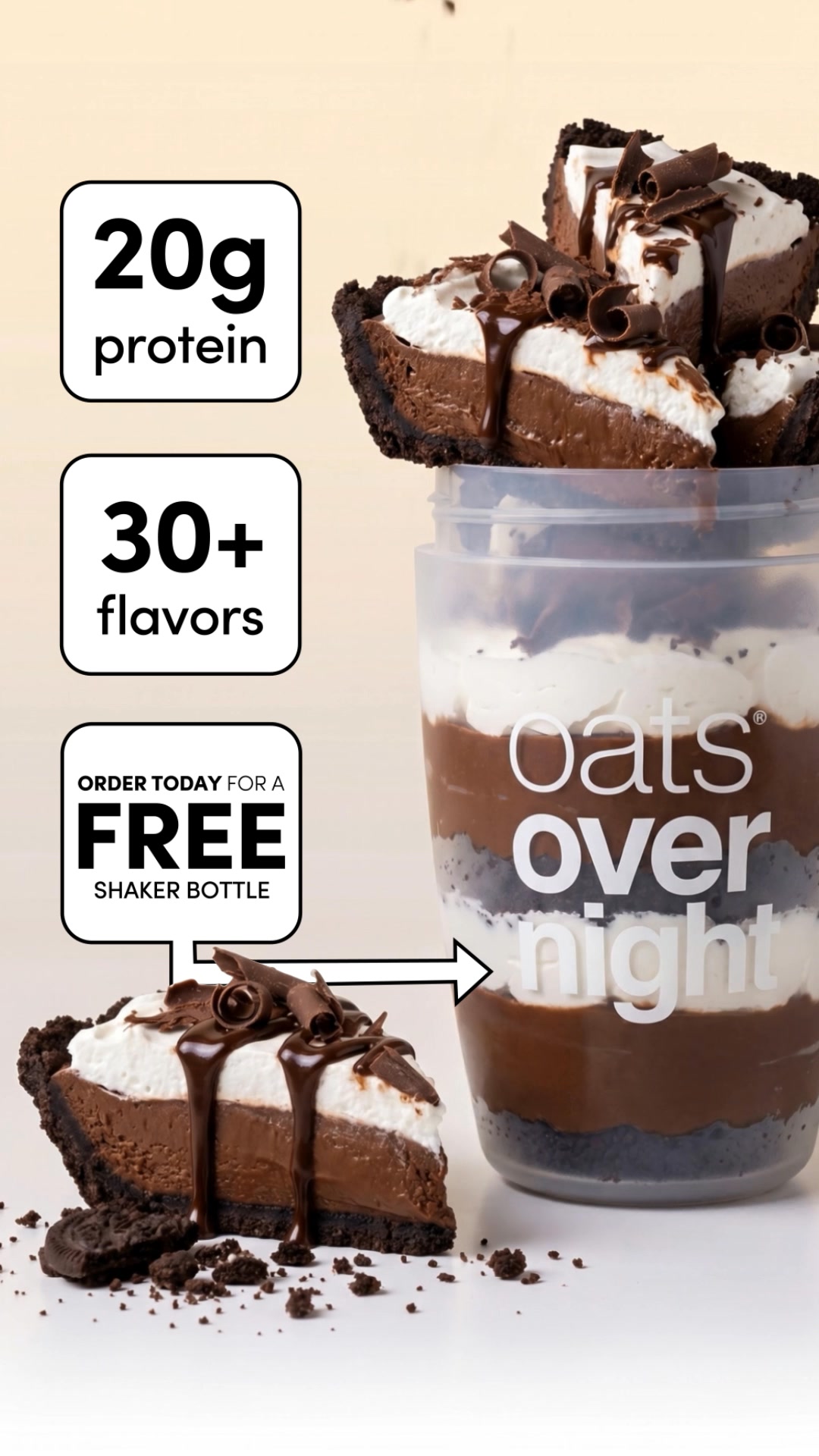 Spoon free oatmeal. 20g Protein. Tons of flavors.