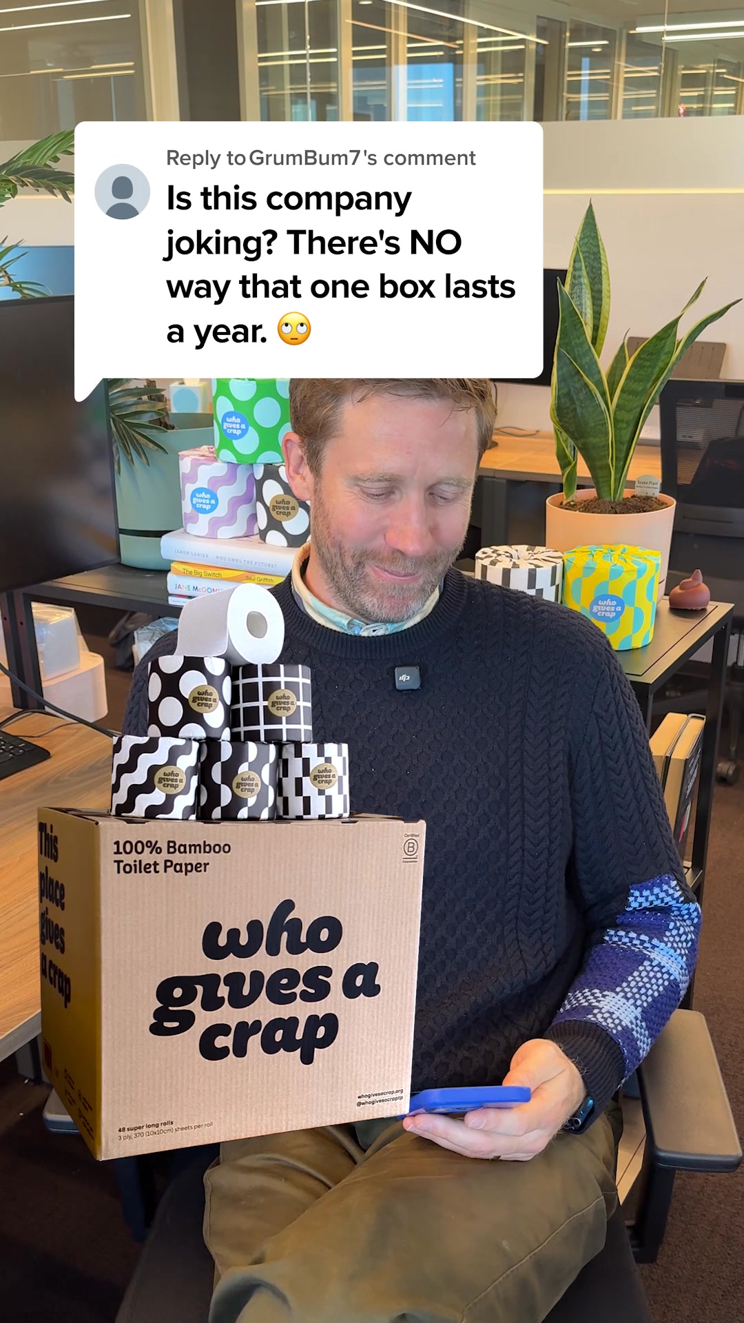 Comfy, strong and affordable toilet paper delivered right to your bathroom door. Ok, more like your front door — but you get the idea.