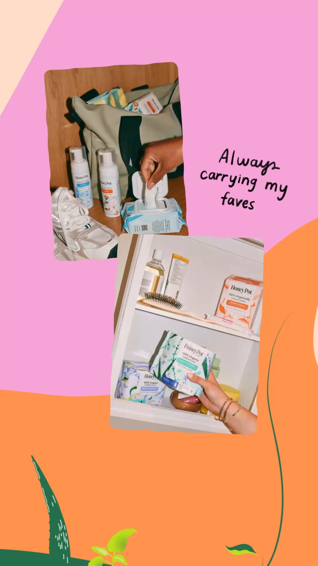 POV: your Honey Pot has something to say about your new daily self-care ritual.