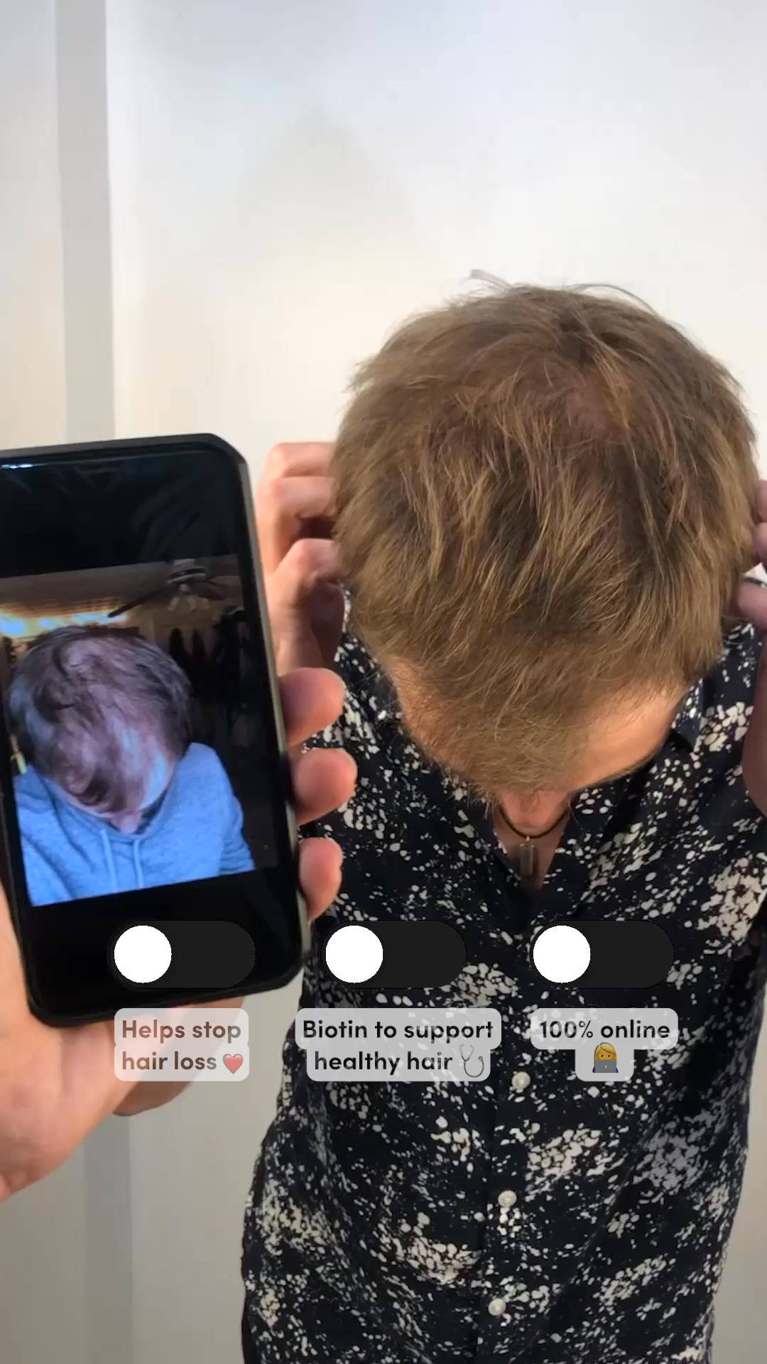 Hims — Facebook ad