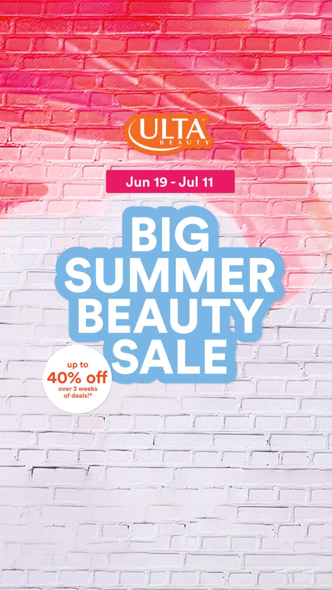 Remix your routine with up to 40% off summer’s most wanted hair, skin, makeup and more during the Big Summer Beauty Sale. 🔥